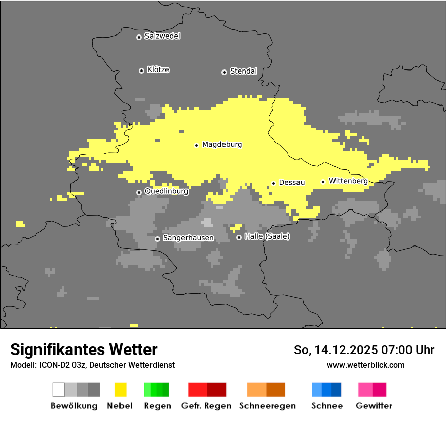 Modellkarten Signifikantes Wetter
