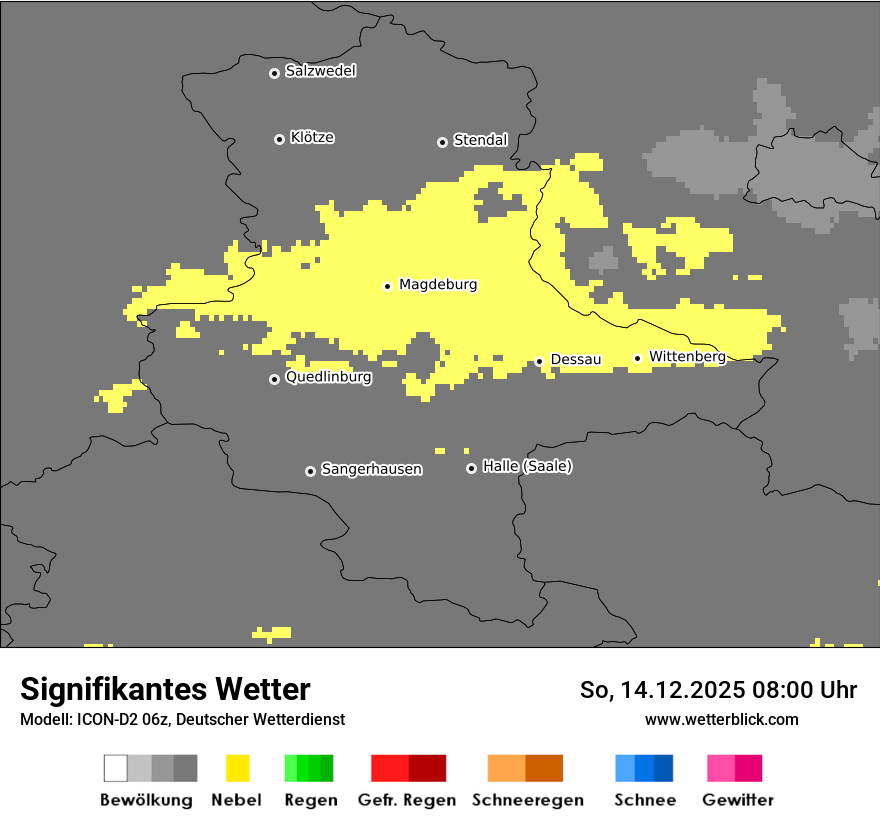 Modellkarten Signifikantes Wetter