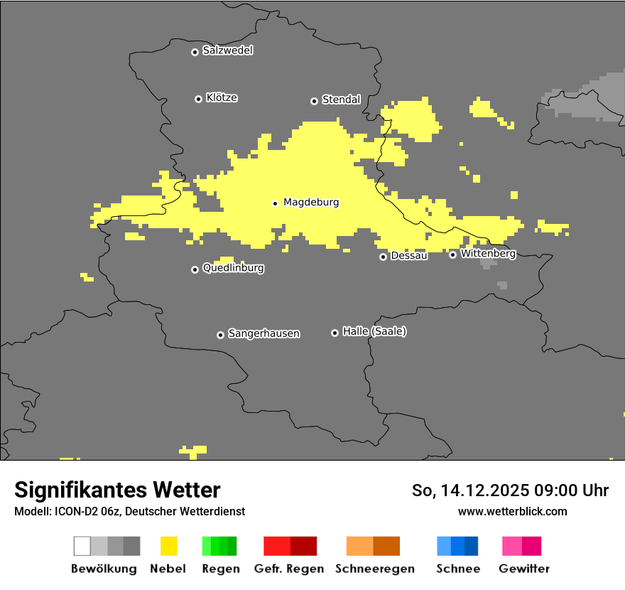 Modellkarten Signifikantes Wetter