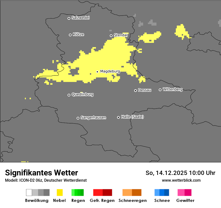 Modellkarten Signifikantes Wetter