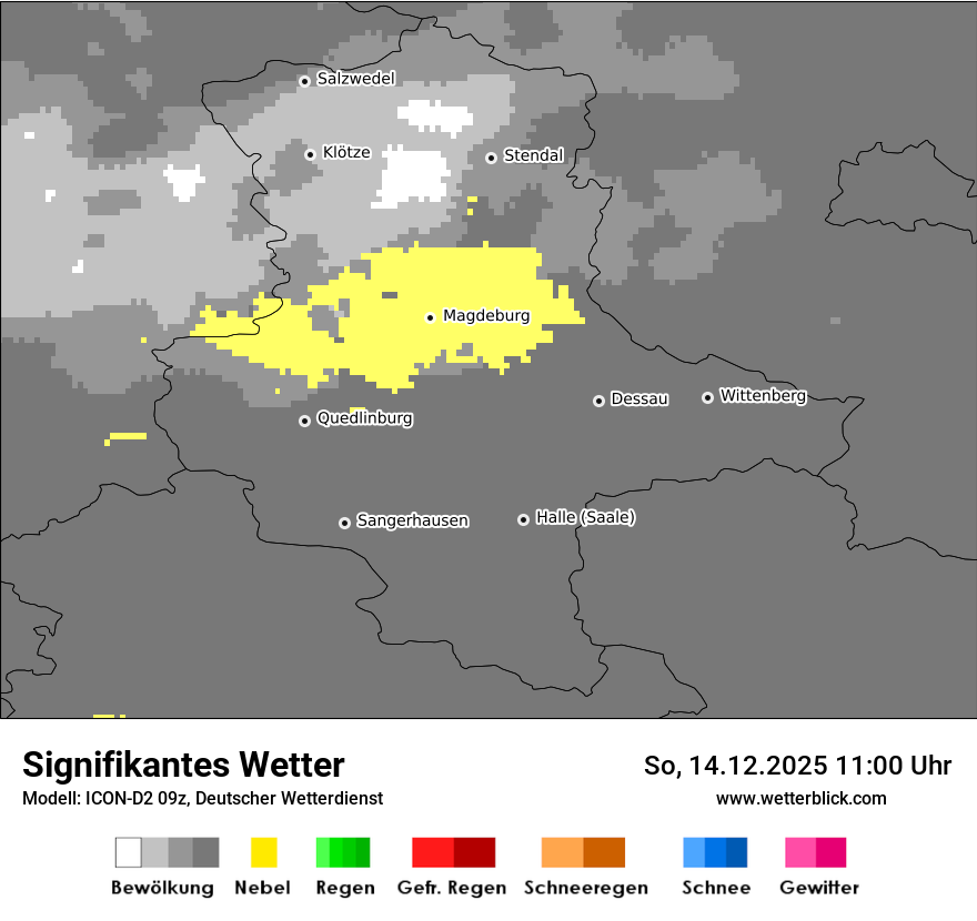 Modellkarten Signifikantes Wetter