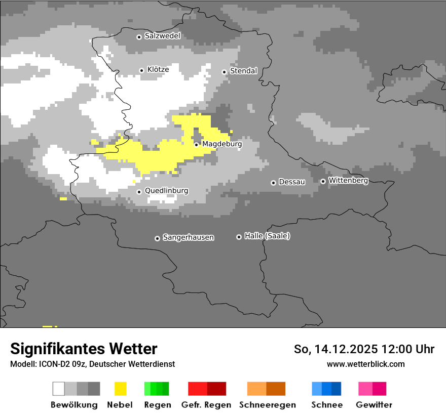 Modellkarten Signifikantes Wetter