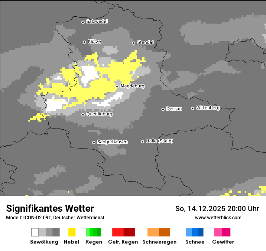 Modellkarten Signifikantes Wetter