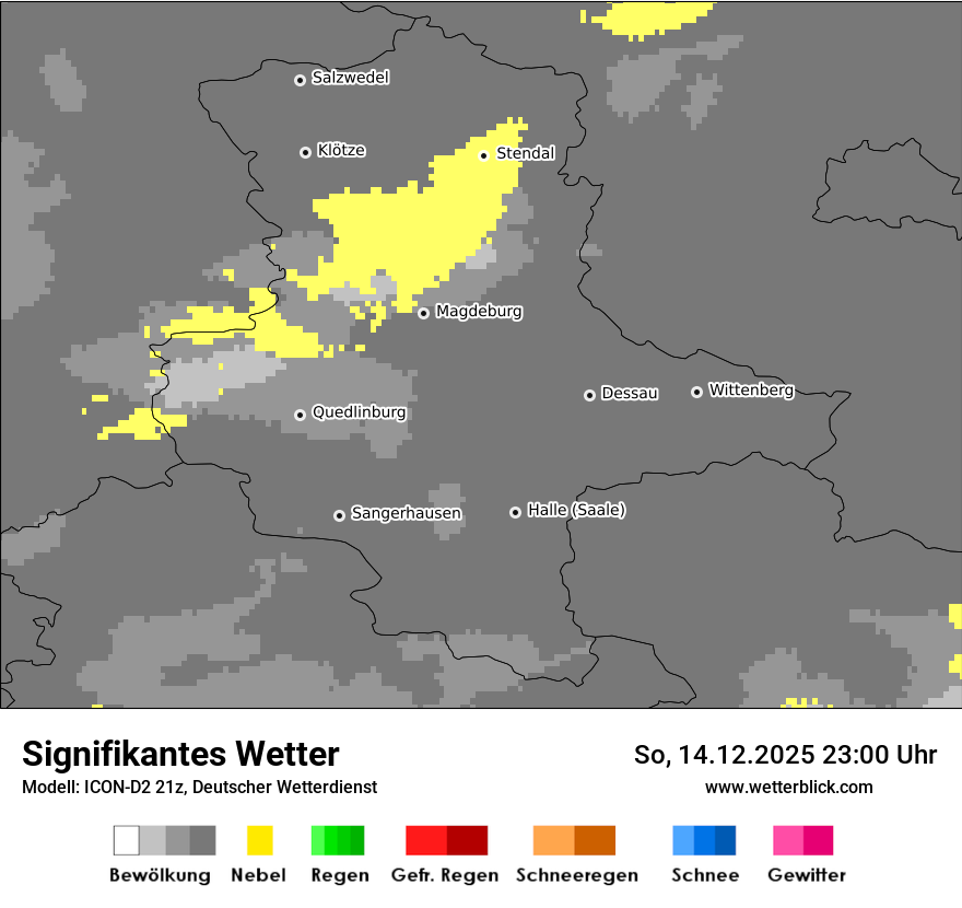 Modellkarten Signifikantes Wetter