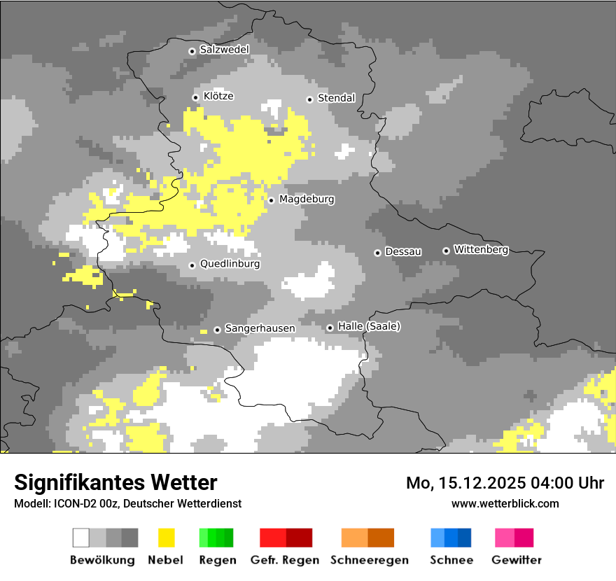 Modellkarten Signifikantes Wetter