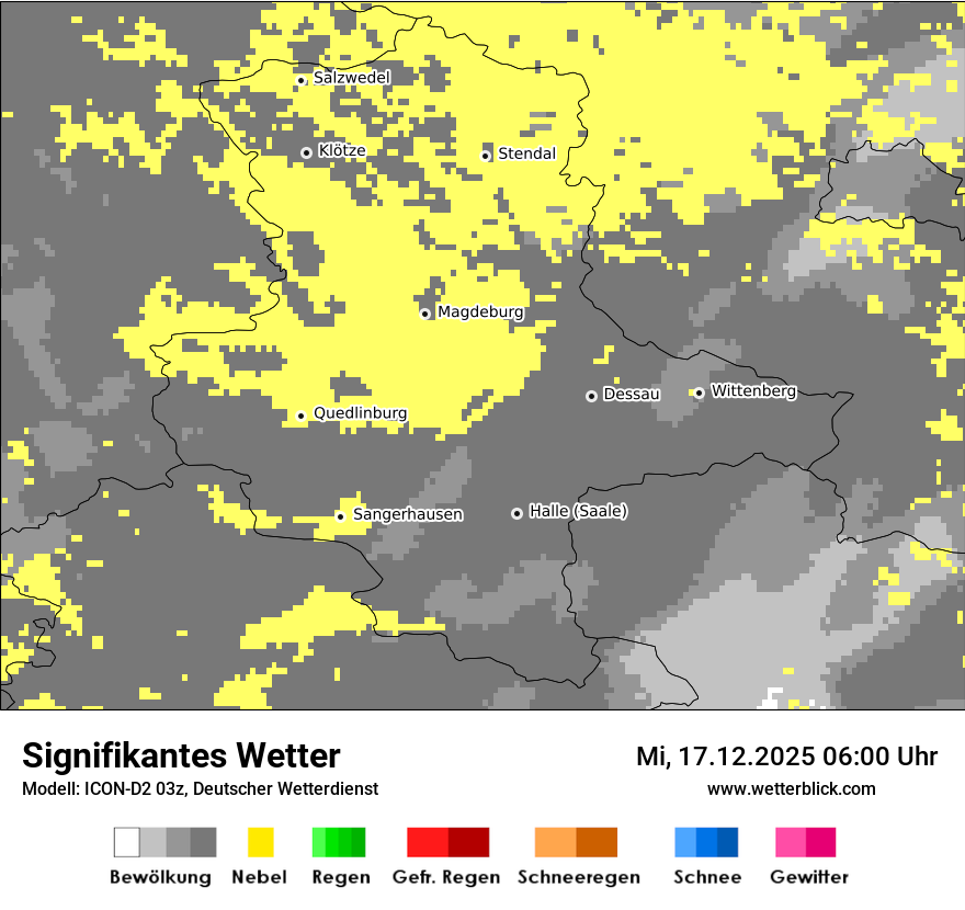 Modellkarten Signifikantes Wetter