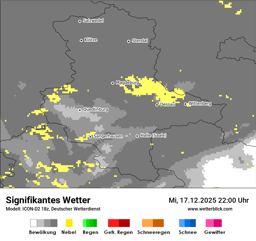 Modellkarten Signifikantes Wetter