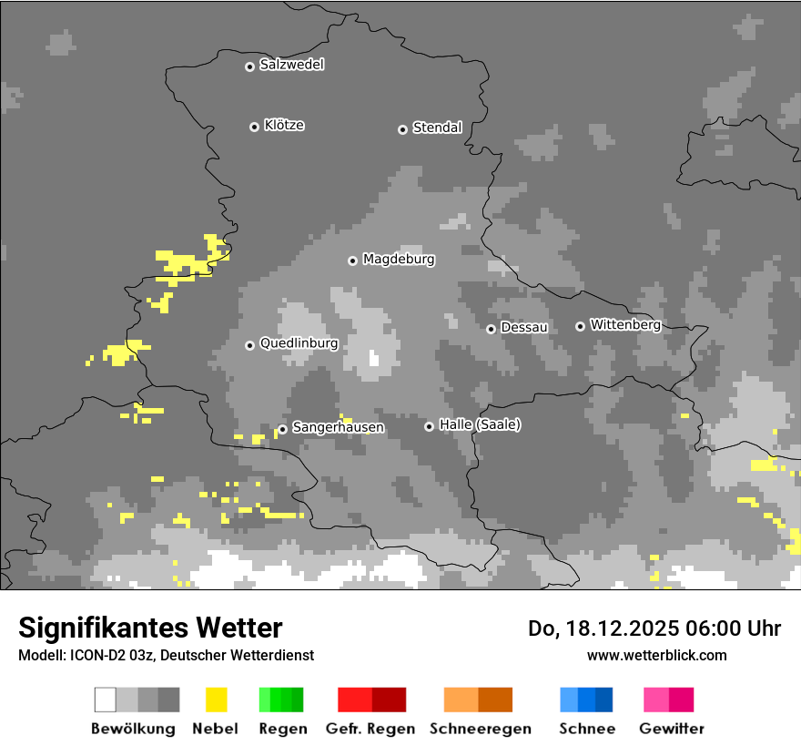 Modellkarten Signifikantes Wetter
