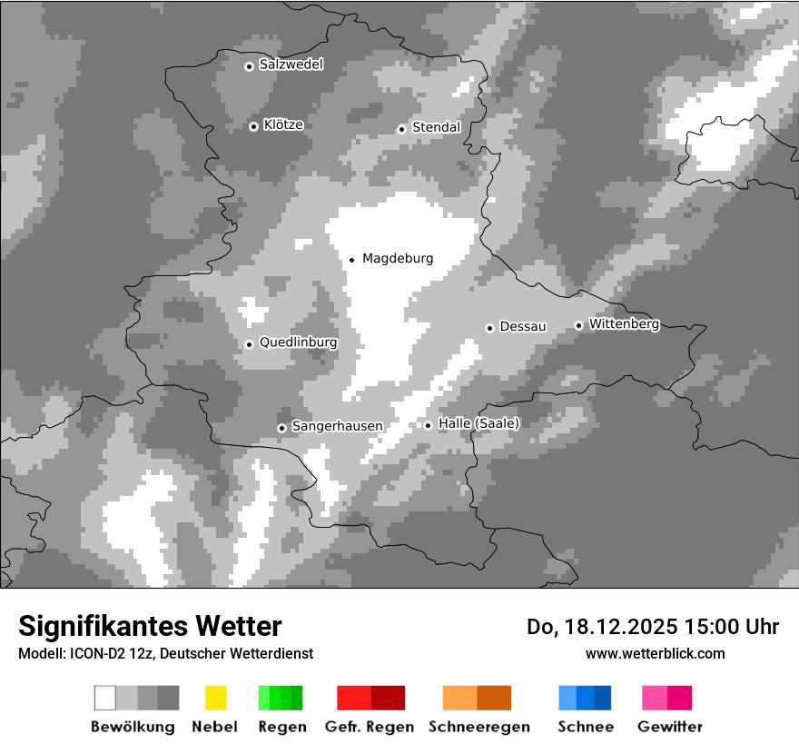 Modellkarten Signifikantes Wetter