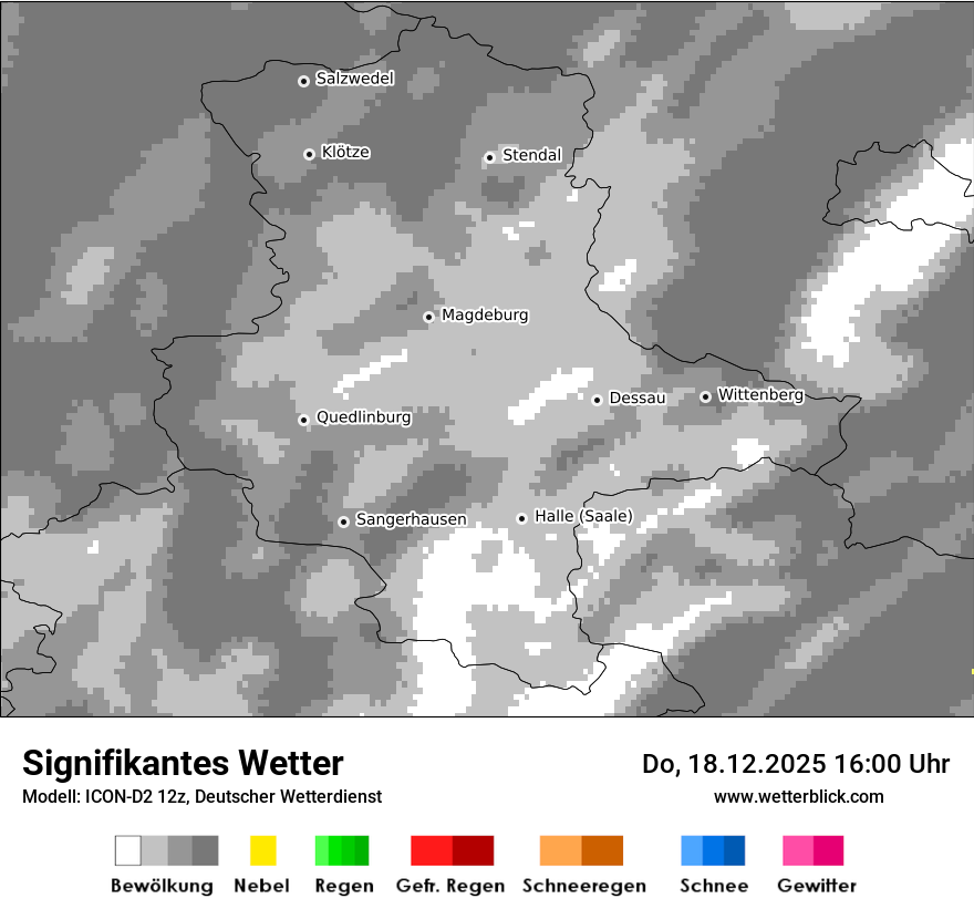 Modellkarten Signifikantes Wetter