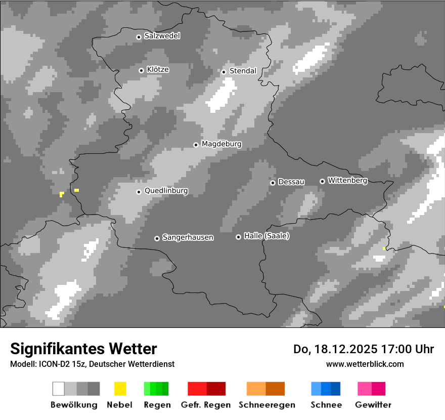 Modellkarten Signifikantes Wetter