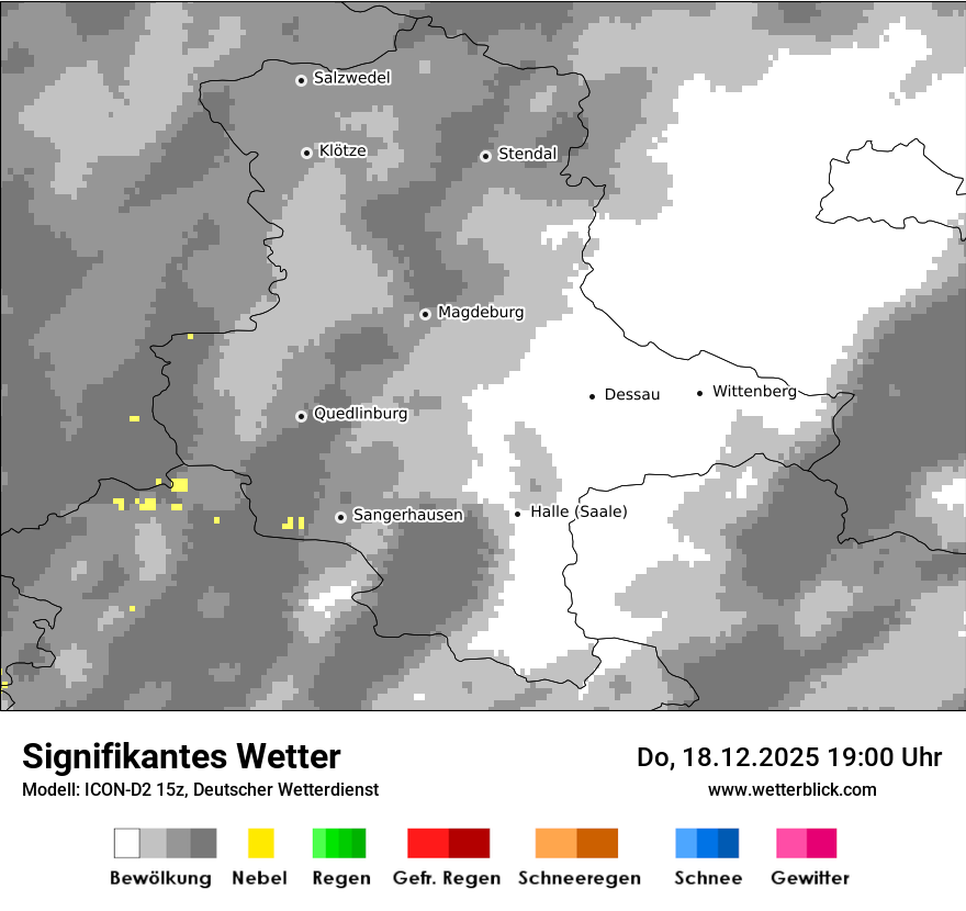 Modellkarten Signifikantes Wetter