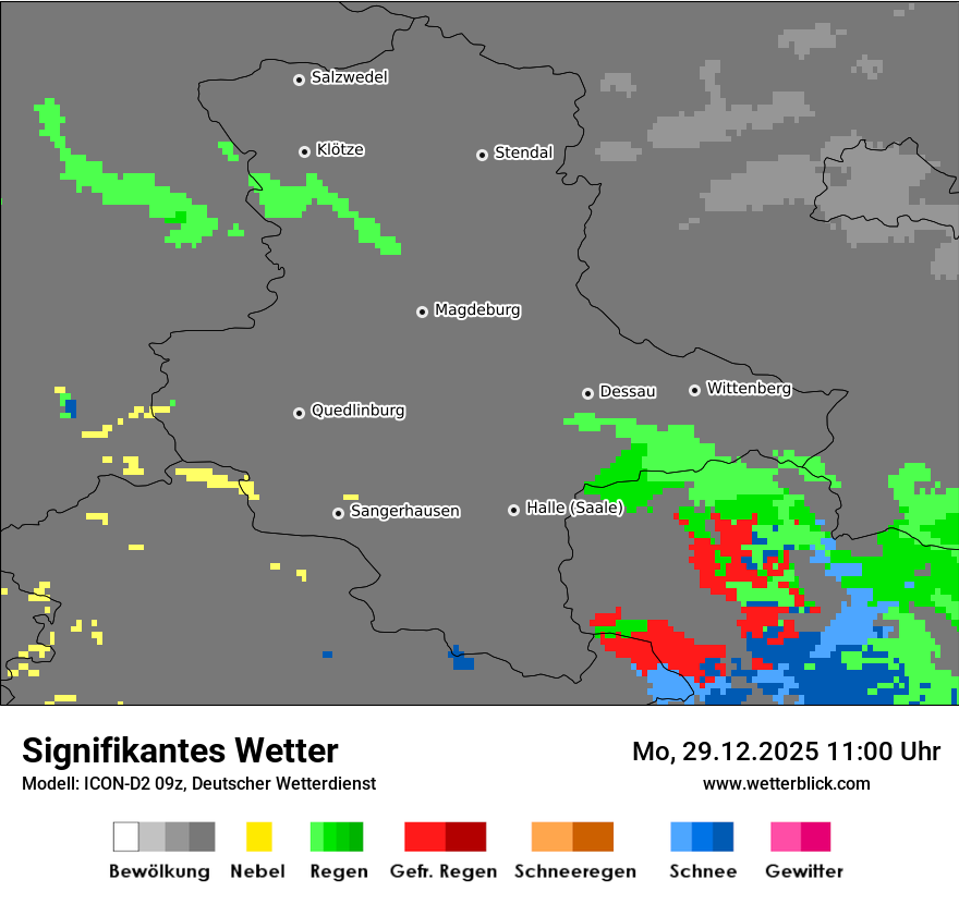 Modellkarten Signifikantes Wetter