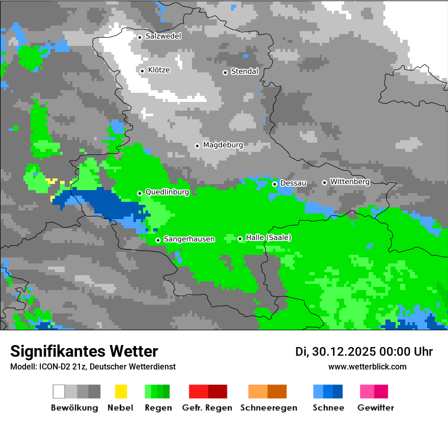 Modellkarten Signifikantes Wetter