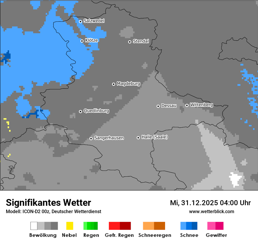 Modellkarten Signifikantes Wetter