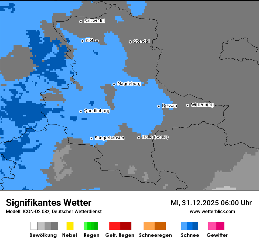 Modellkarten Signifikantes Wetter