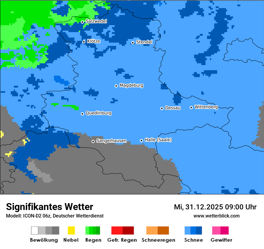 Modellkarten Signifikantes Wetter