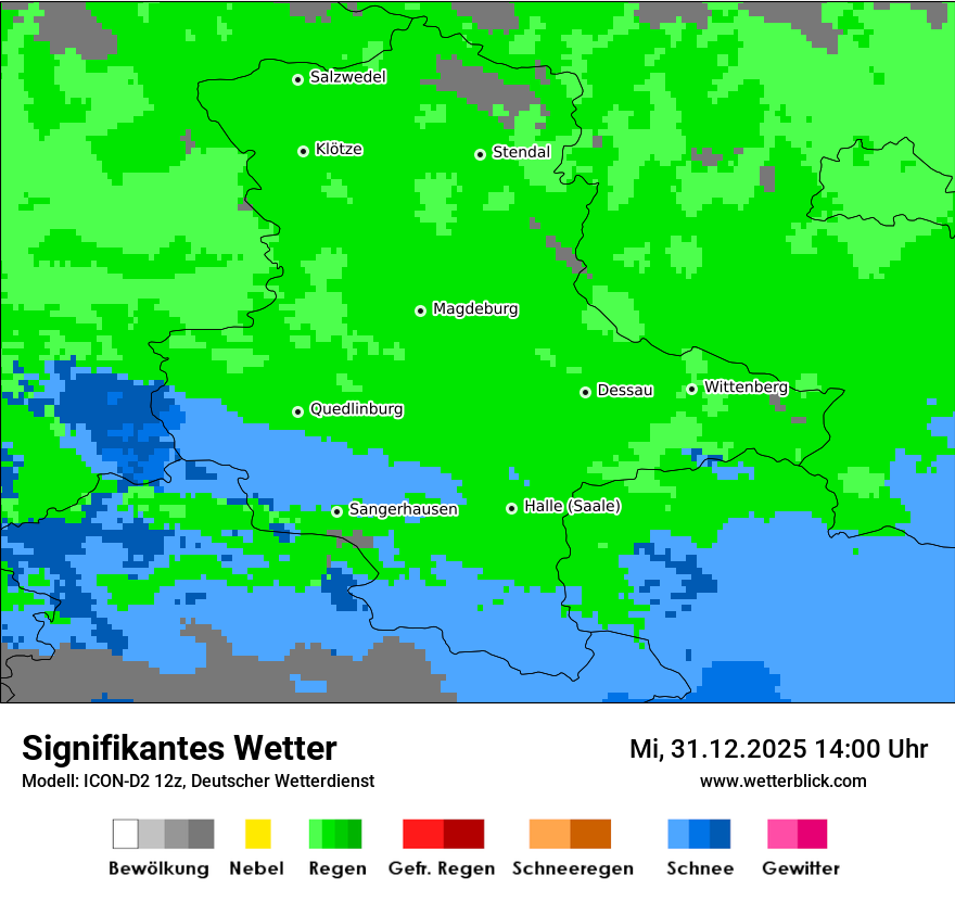 Modellkarten Signifikantes Wetter