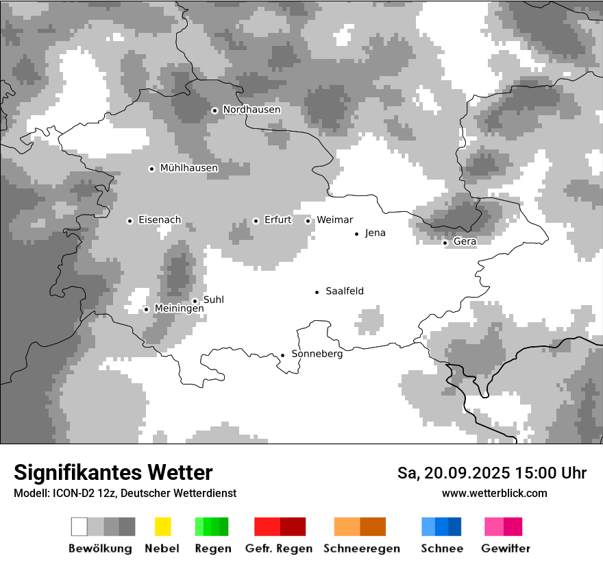 Modellkarten Signifikantes Wetter