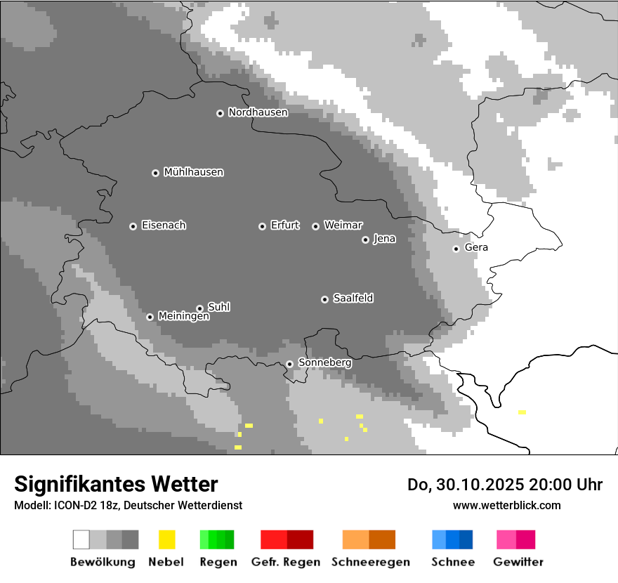 Modellkarten Signifikantes Wetter Modellkarten Signifikantes Wetter