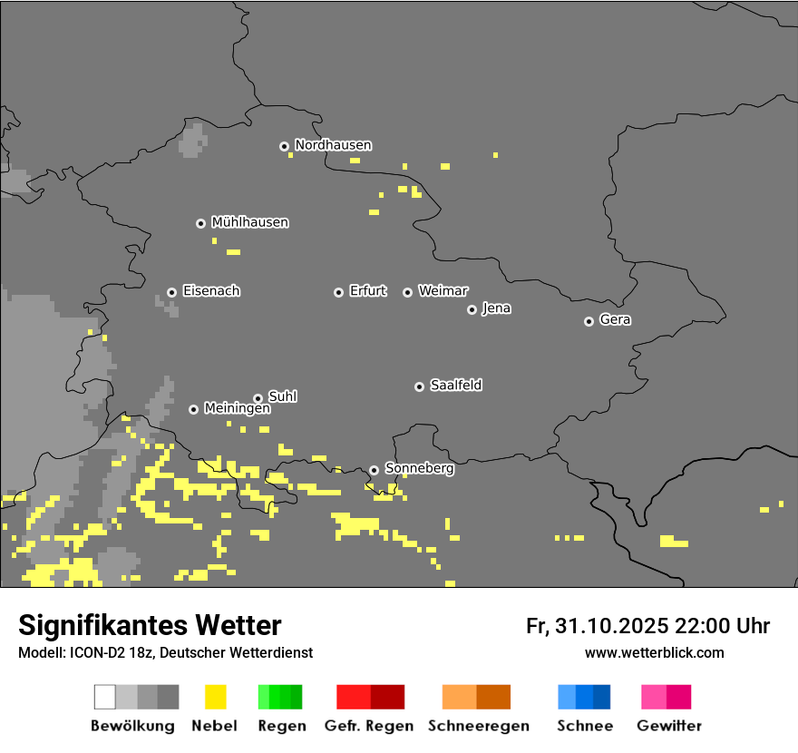 Modellkarten Signifikantes Wetter Modellkarten Signifikantes Wetter