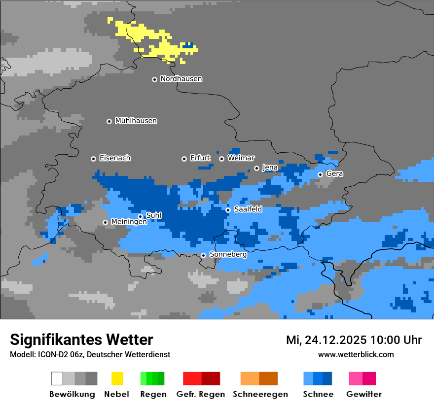 Modellkarten Signifikantes Wetter