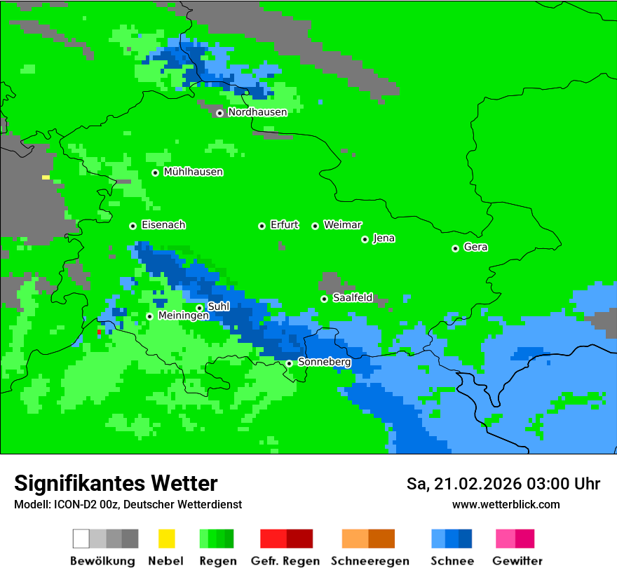 Signifikantes Wetter