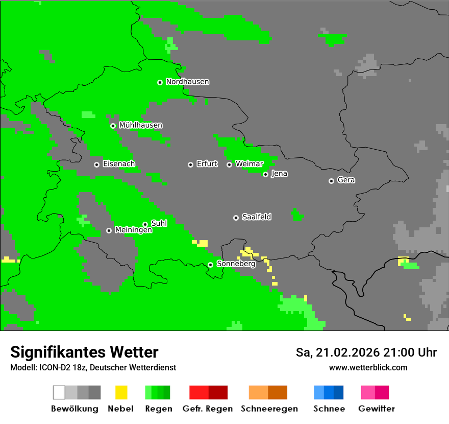 Signifikantes Wetter