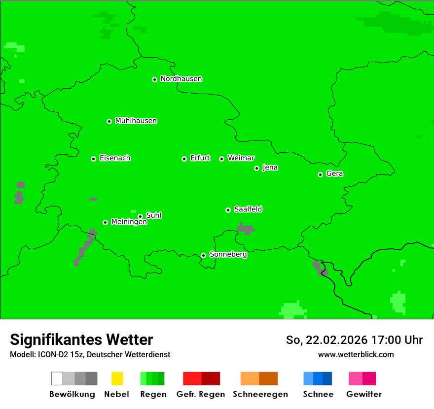 Signifikantes Wetter