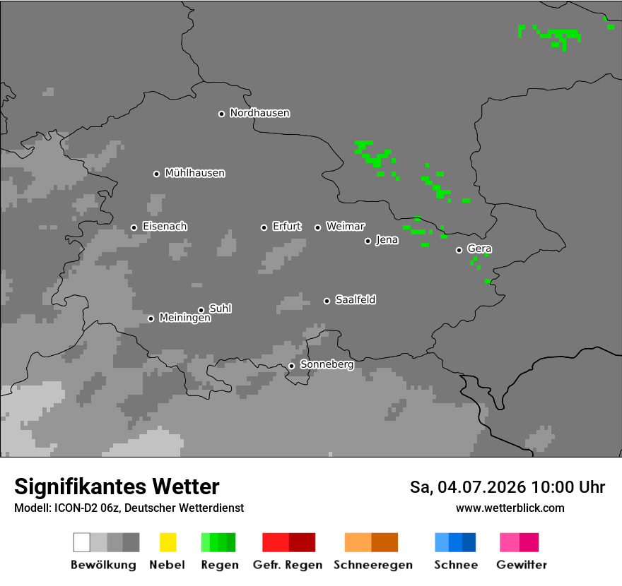 Signifikantes Wetter