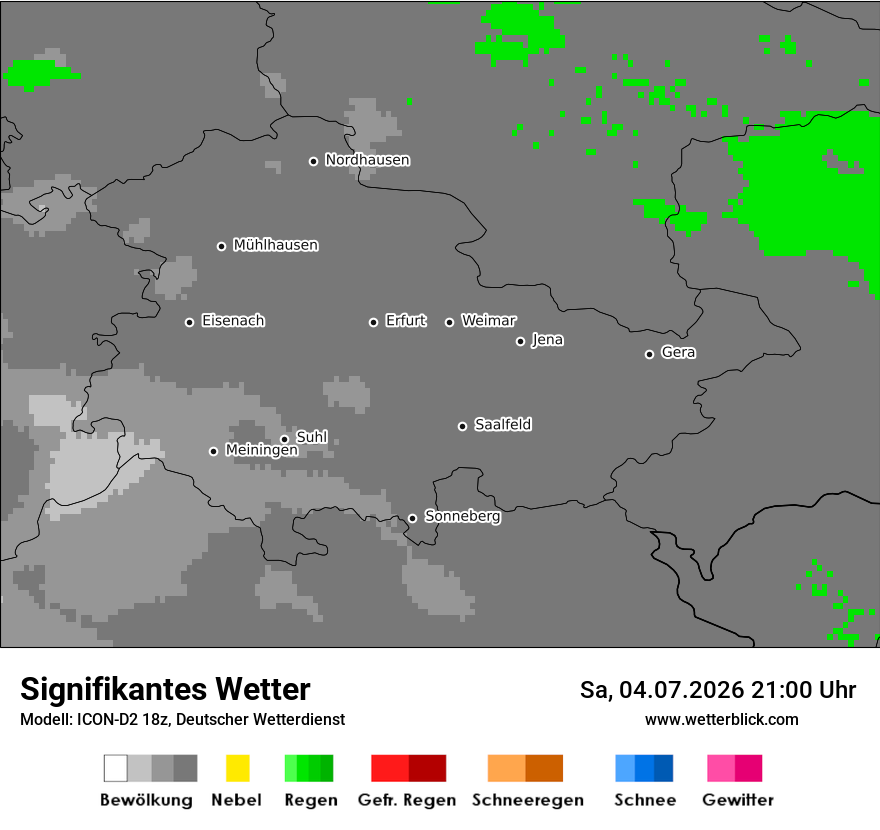 Signifikantes Wetter
