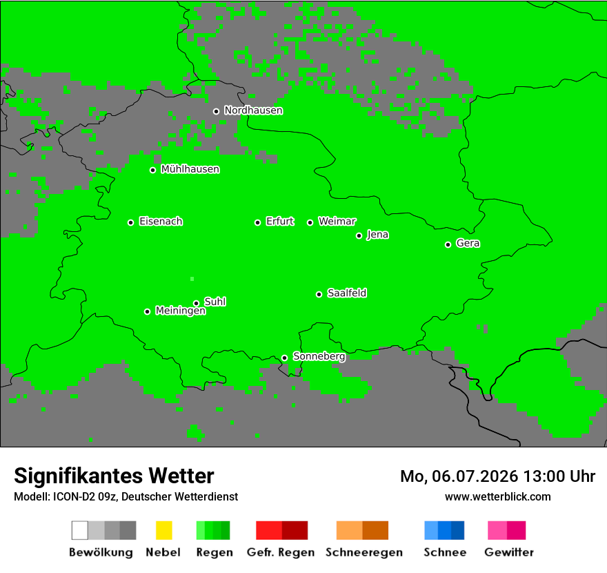 Signifikantes Wetter