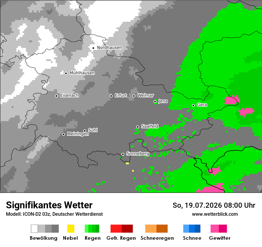 Signifikantes Wetter