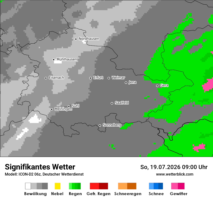 Signifikantes Wetter
