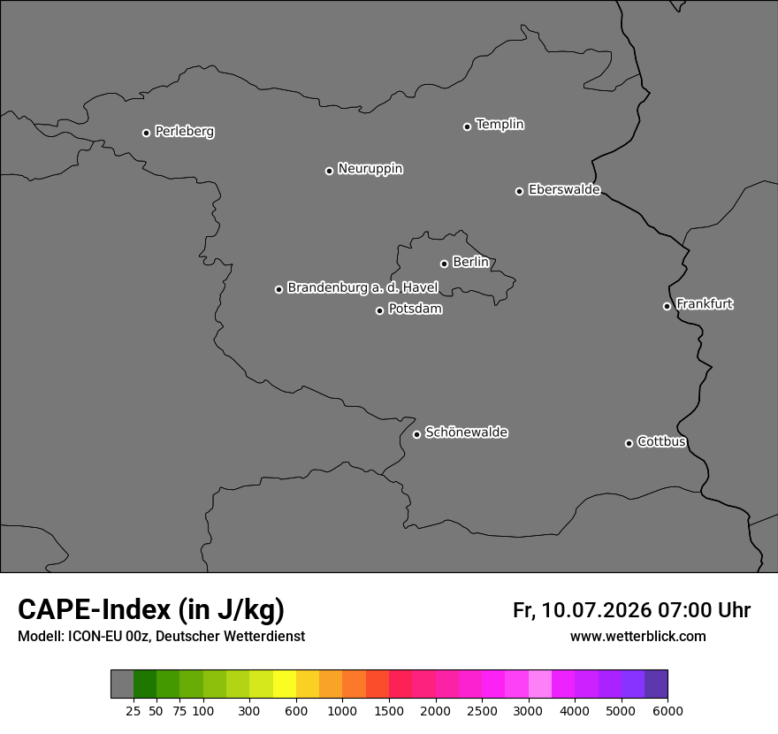 Modellkarte ICON-EU – cape – bb