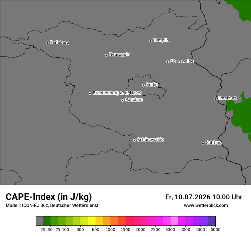 Modellkarte ICON-EU – cape – bb