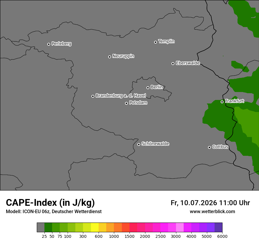 Modellkarte ICON-EU – cape – bb