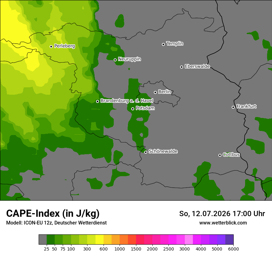 Modellkarte ICON-EU – cape – bb
