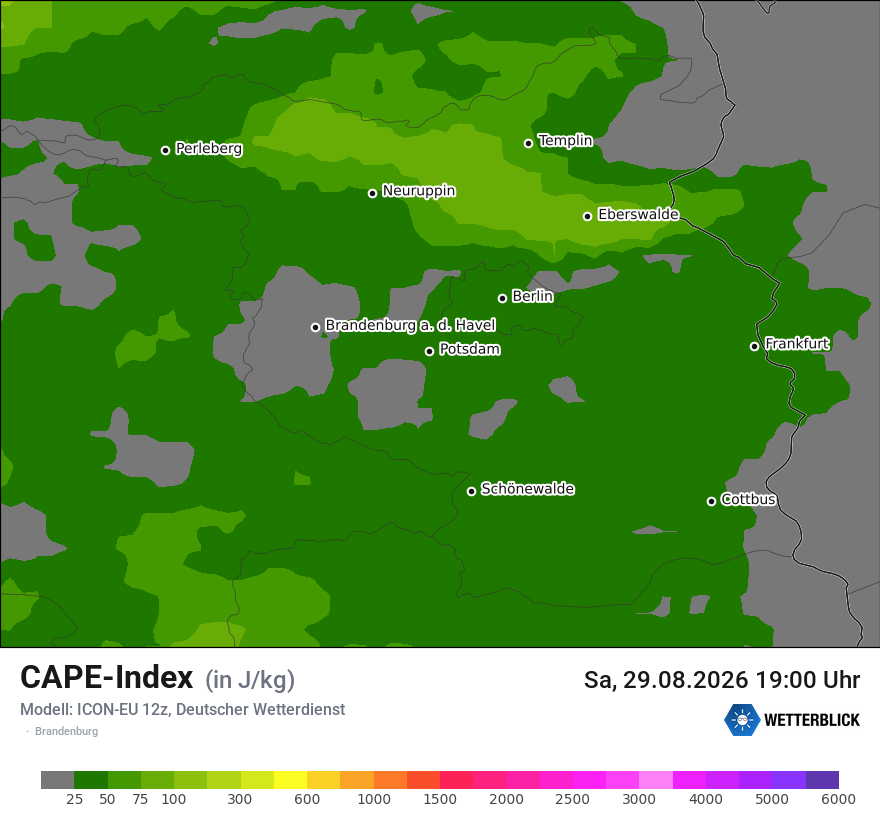 Modellkarte ICON-EU – cape – bb