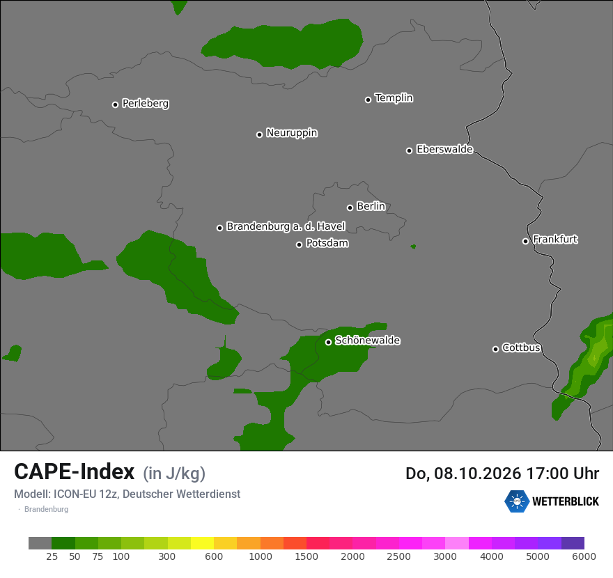 Modellkarte ICON-EU – cape – bb