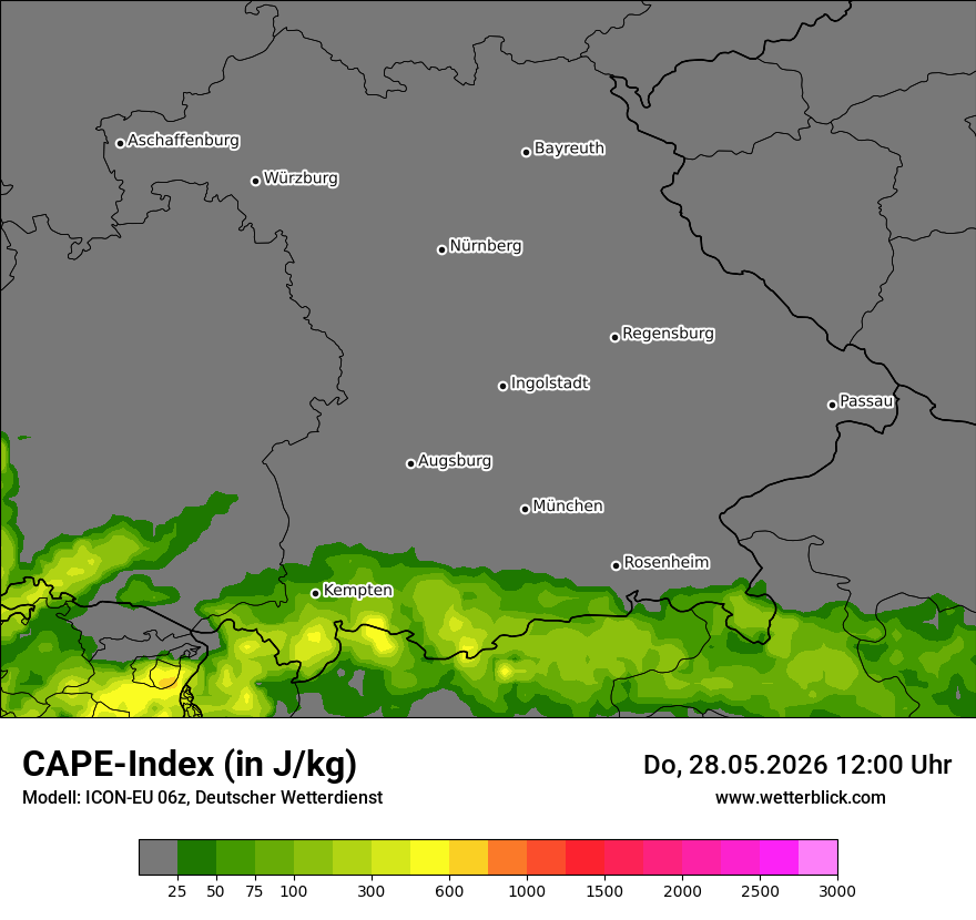 Modellkarte ICON-EU – cape – by