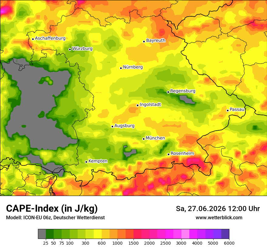 Modellkarte ICON-EU – cape – by