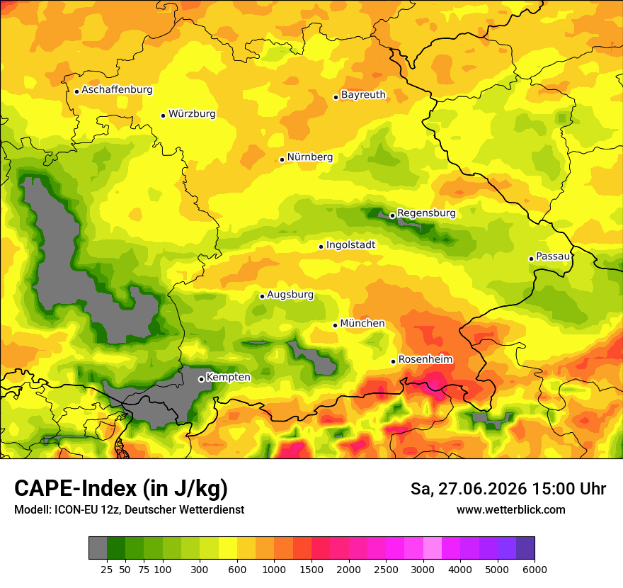Modellkarte ICON-EU – cape – by