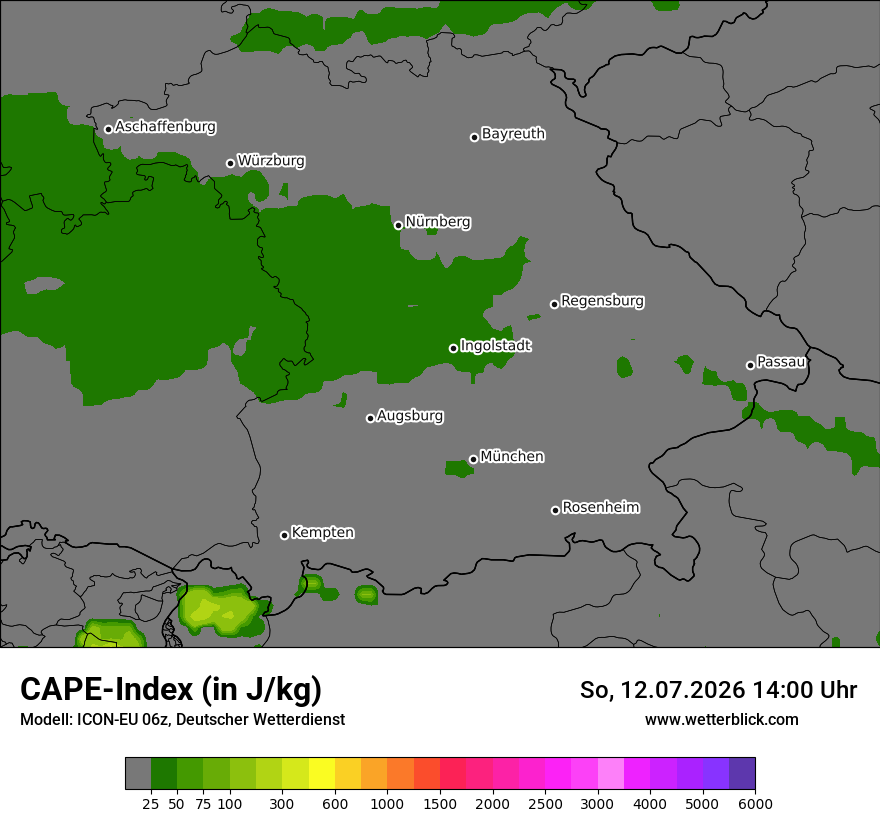 Modellkarte ICON-EU – cape – by