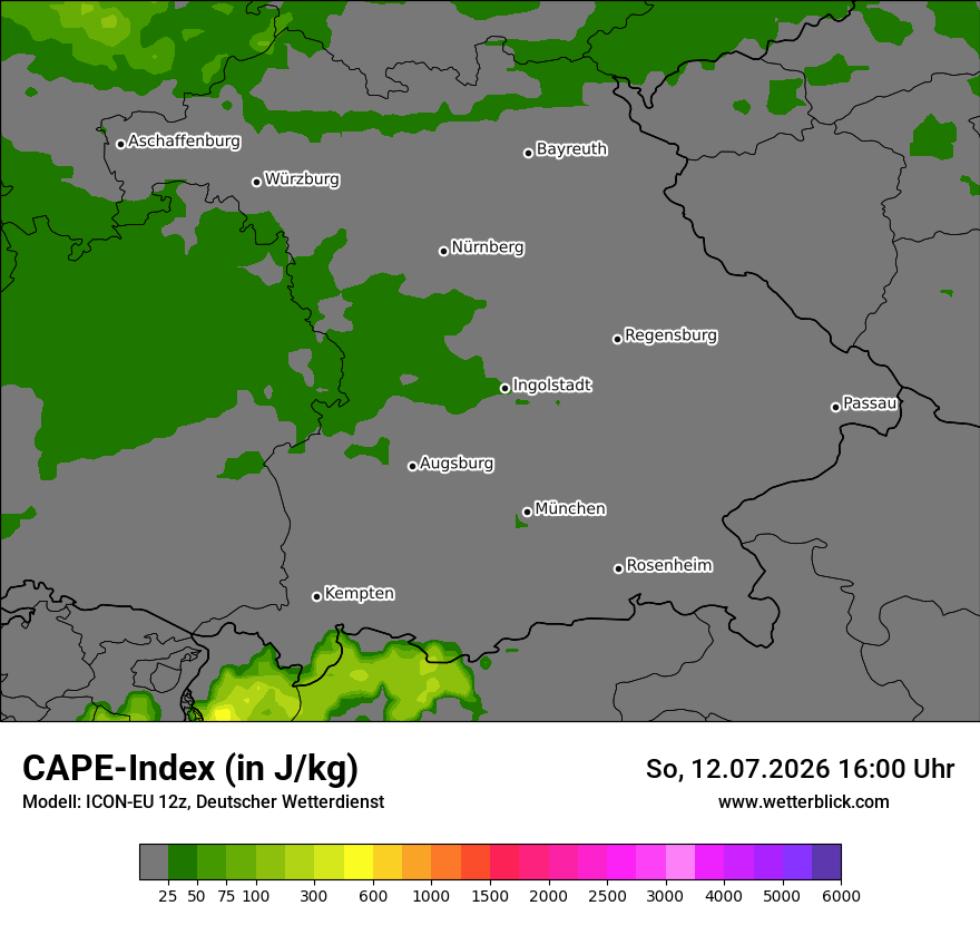 Modellkarte ICON-EU – cape – by