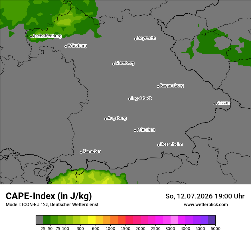 Modellkarte ICON-EU – cape – by