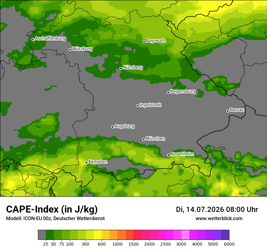Modellkarte ICON-EU – cape – by