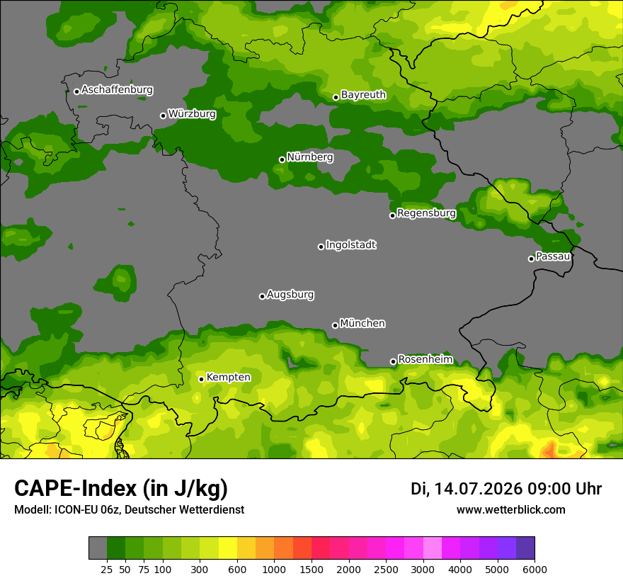 Modellkarte ICON-EU – cape – by