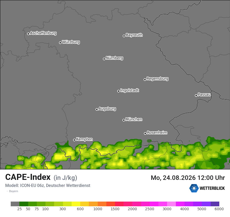Modellkarte ICON-EU – cape – by