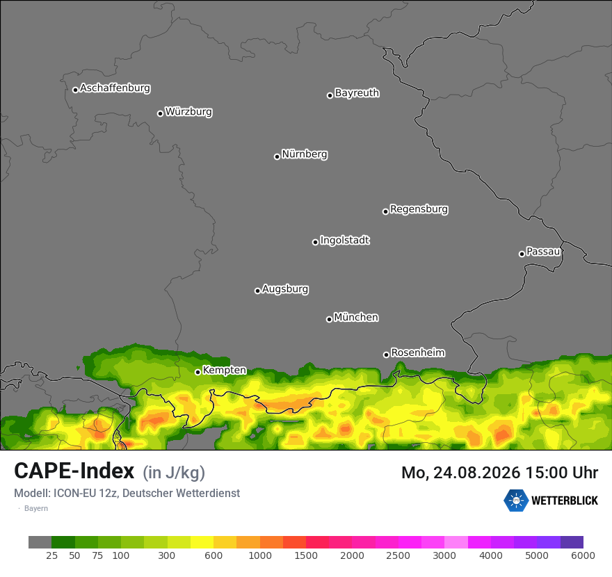 Modellkarte ICON-EU – cape – by